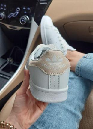 Шикарные женские кроссовки adidas stan smith белого цвета (37-41)3 фото