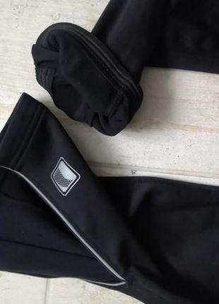 Крутые спортивные вело термо брюки лосины crane techteh