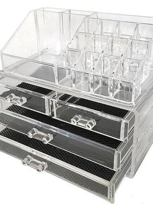 Органайзер (бокс) для косметики cosmetic storage box (акриловый) salemarket3 фото