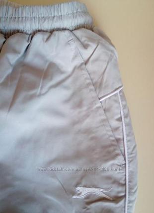 Спортивні штани чоловічі тонкі slazenger світло-сірі m5 фото