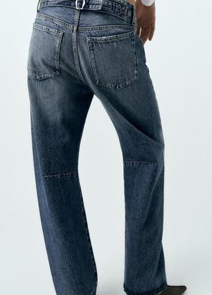 Вареные джинсы синие zara new2 фото