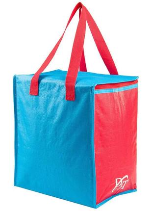 Термосумка, сумка-холодильник 32х20х35 см 22 л sannen cooler bag красно-синяя salemarket2 фото