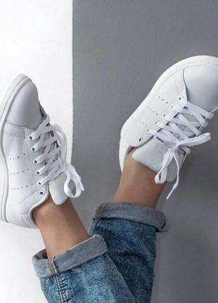 Кроссовки  adidas stan smith white кросівки кеди кеды