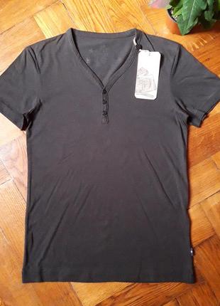 Черная базовая футболка tom tailor, s.