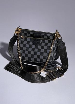 Жіноча сумка louis vuitton pochete multi grey