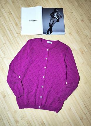 Cotswold 💜роскошная двойка приглушенного цвета фуксии: кардиган и свитер с коротким рукавом американка5 фото