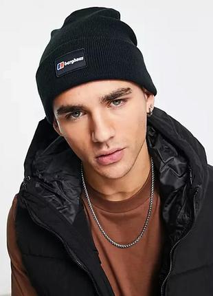 Berghaus logo recognition beanie unisex black 4x000092bp6 шапка унисекс оригинал черная