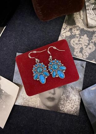 🇺🇸american vintage. винтажные серьги sancest r 1950е.