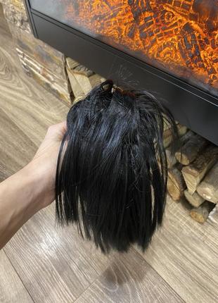 Накладные волосы термоволокно шиньон накладной хвост1 фото
