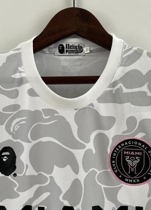 Футболка miami bape a bathing ape бейп joint edition маямі мессі messi mls млс japan