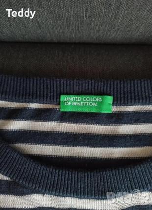 Тонкий джемпер свитер benetton (италия), размер м2 фото