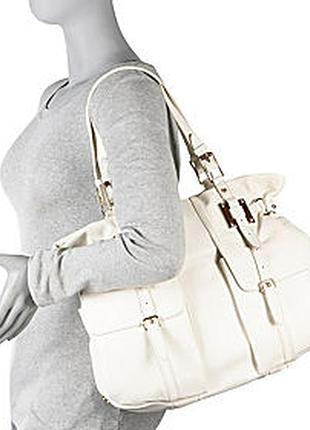 Вместительная брендовая женская сумка elliott lucca, оригинал