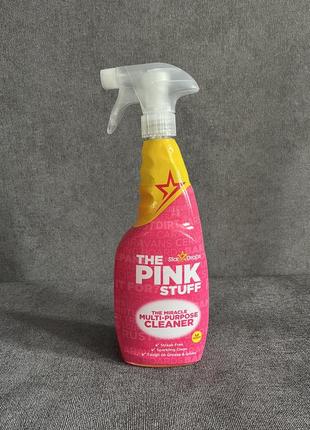Универсальный спрей для очистки загрязненных поверхностей на кухне the pink stuff multipurpose spray