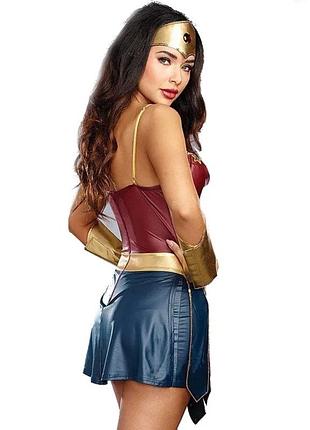 Карнавальний костюм вандер вумен, wonder woman костюм, супер жінка костюм