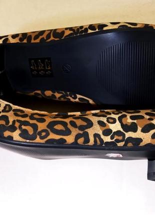 Леопардовые туфли 40-41 размер8 фото