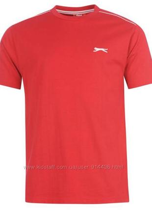 Футболка мужская slazenger красная m, голубая m