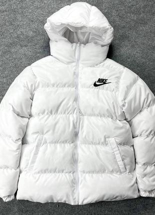 Зимняя куртка nike с рефлективным логотипом1 фото