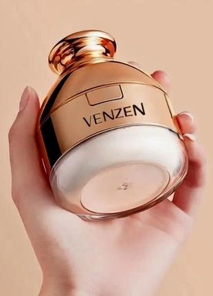 Venzen oil control powder cushion cream тональний кушон, розсипчаста пудра3 фото