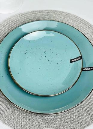 Сервіз 24 предмет  без чашок/ набір посуди / тарілки / чашки. керамічний посуд від ardesto , серії bagheria3 фото