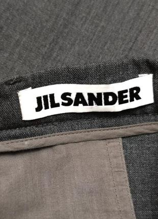 Jil sander шерстяные укороченные брюки /9170/3 фото