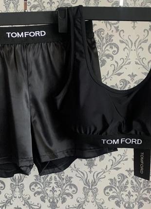 Костюм шорты с топом в стиле Tom ford