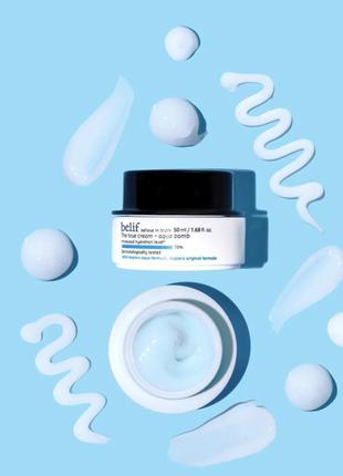 Belif - the true cream aqua bomb hydrating moisturizer with squalane - зволожуючий крем-гель3 фото