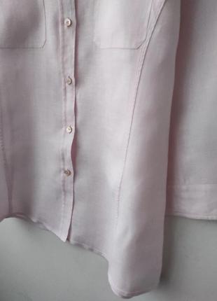 Max mara льон ніжно рожева сорочка marc cain bogner sandro peserico стиль3 фото