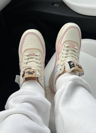 Кроссовки nike air force shadow “pink glaze”8 фото