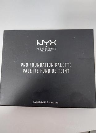 Nyx professional foundation palette fond2 фото