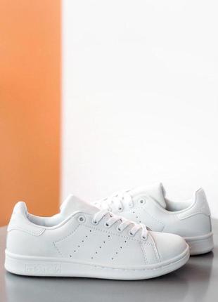 Крутые женские кроссовки adidas stan smith в белом цвете (36-40)5 фото