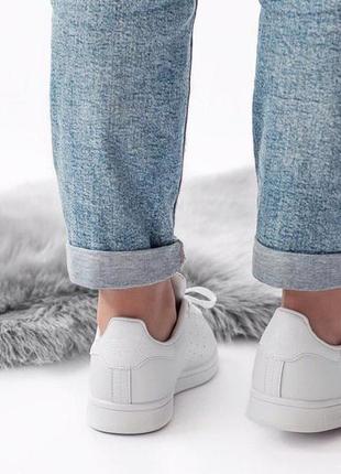 Крутые женские кроссовки adidas stan smith в белом цвете (36-40)7 фото