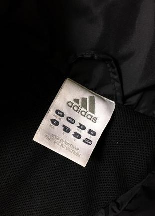 Чоловіча чорна нейлонова осіння куртка демісезонна куртка adidas адидас. розмір s m4 фото