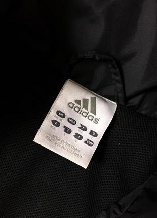 Мужская черная нейлоновая осенняя демисезонная куртка ветровка adidas адидас. размер s m4 фото