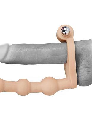 Насадка для двойного проникновения с вибрацией насадка двойная анальная