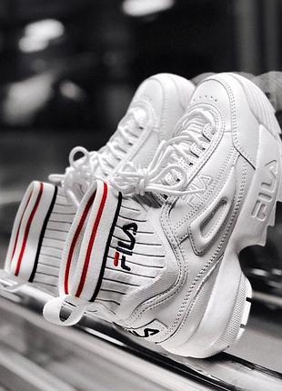 Женские кеды /кроссовки фила fila evo white