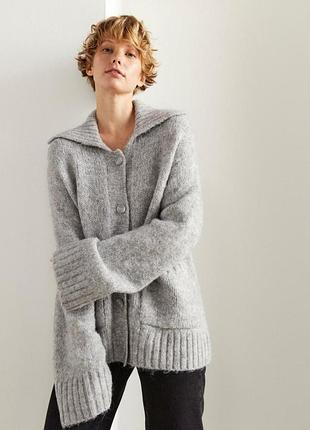 Мохеровой кардиган оверзайз