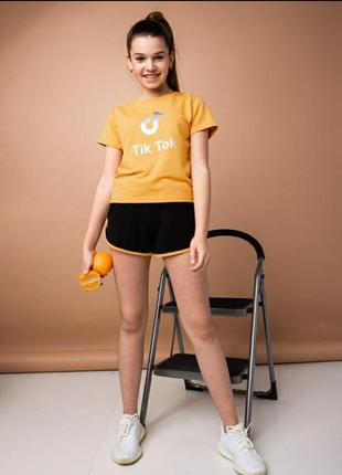 Популярный летний костюм тик ток на девочку
