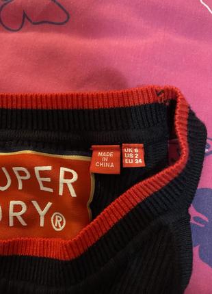 Платье в обтяжение super dry спортивного стиля3 фото