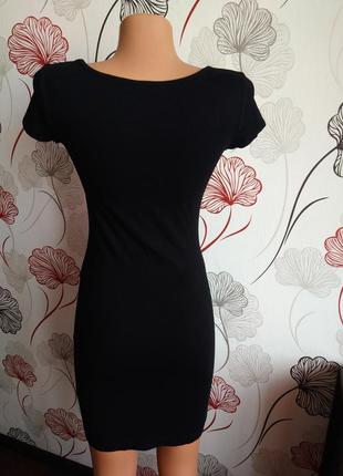 Базовое черное платье4 фото