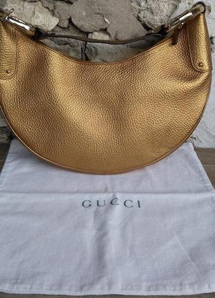 Gucci bamboo ring hobo bag limited оригінал натуральна шкіра