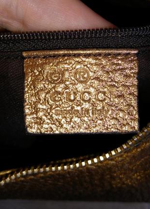 Gucci bamboo ring hobo bag limited оригінал натуральна шкіра4 фото