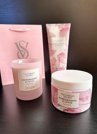 Набір pomegranate and lotus victoria’s secret косметика подарунковий набір