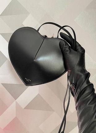 Сумка alaia сердце красное черное белое розовое