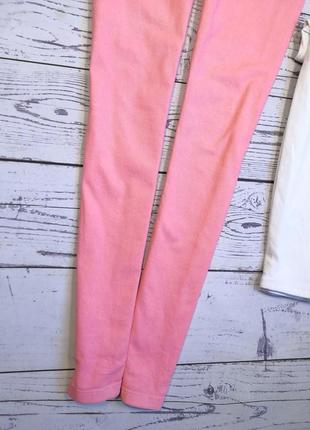 Красиві рожеві джинси5 фото