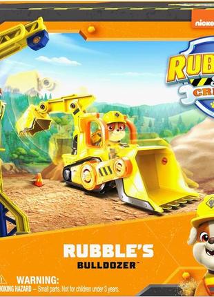 Paw patrol rubble & crew, кремез и команда щенячий патруль оригинал
