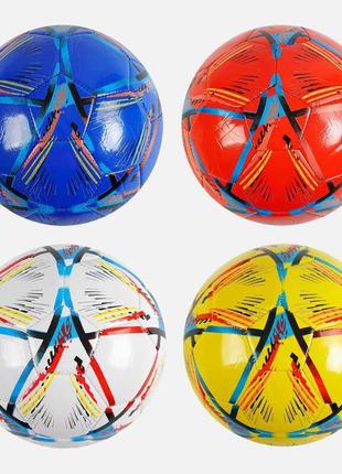 Мяч футбольный с 62383 "tk sport" 4 цвета, вес 300-310 грамм, резиновый балон, материал pvc, размер №5,