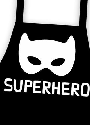 Фартух підлітковий із написом superhero (супергерой)