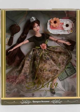 Кукла лилия тк - 14716 "tk group", "принцесса веснянка", аксессуары, в коробке1 фото