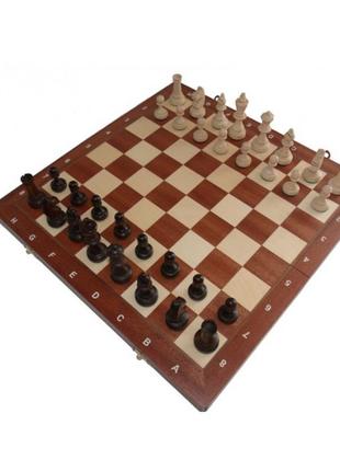 Шахматы турнирные с инкрустацией - 4 420*420 мм гранд презент сн 94