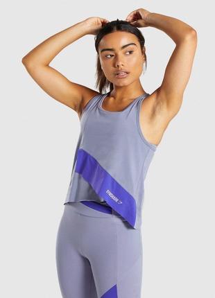 Женские майка gymshark asymmetric оригинал